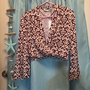 ZARA new gorgeous top small